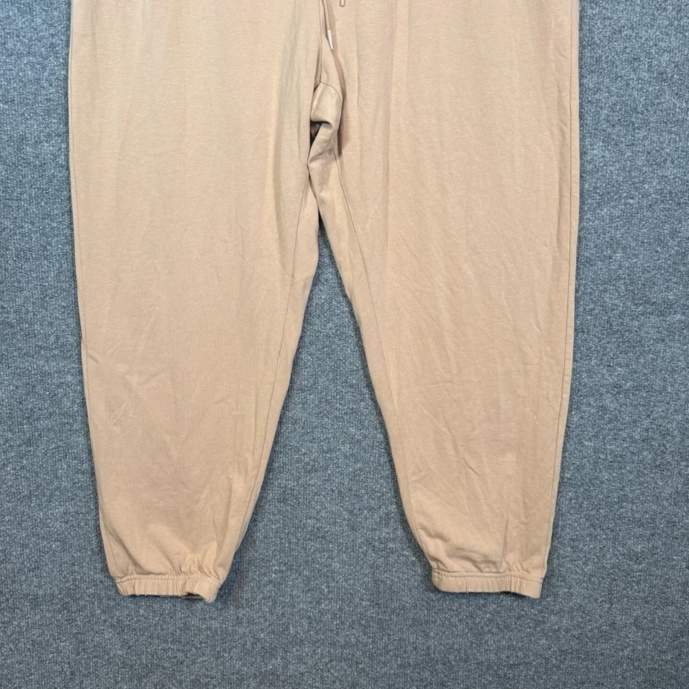 Nike Pants Womens 2X XXL Tan Joggers Fleece Sweatpants Casual Stretch Plus‎ Size
